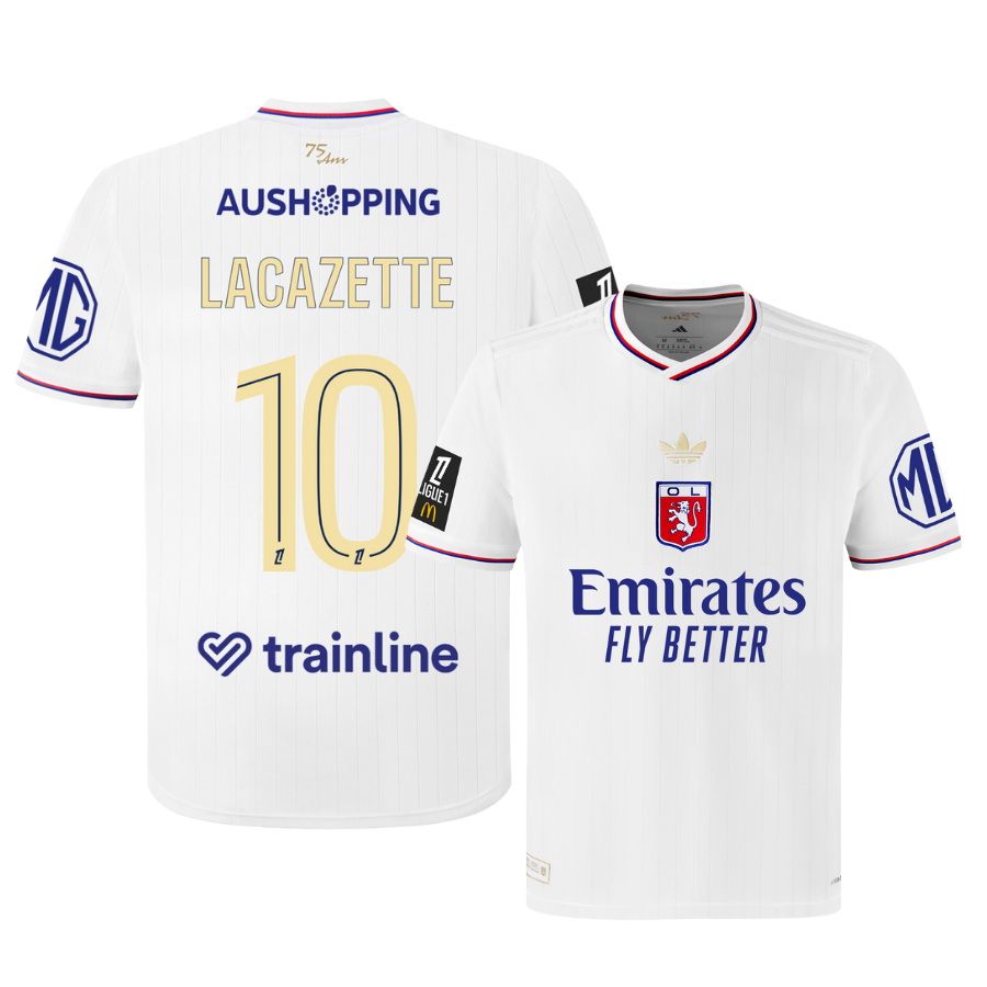 MAILLOT COLLECTOR LACAZETTE 75 ANS OL -  HOMME