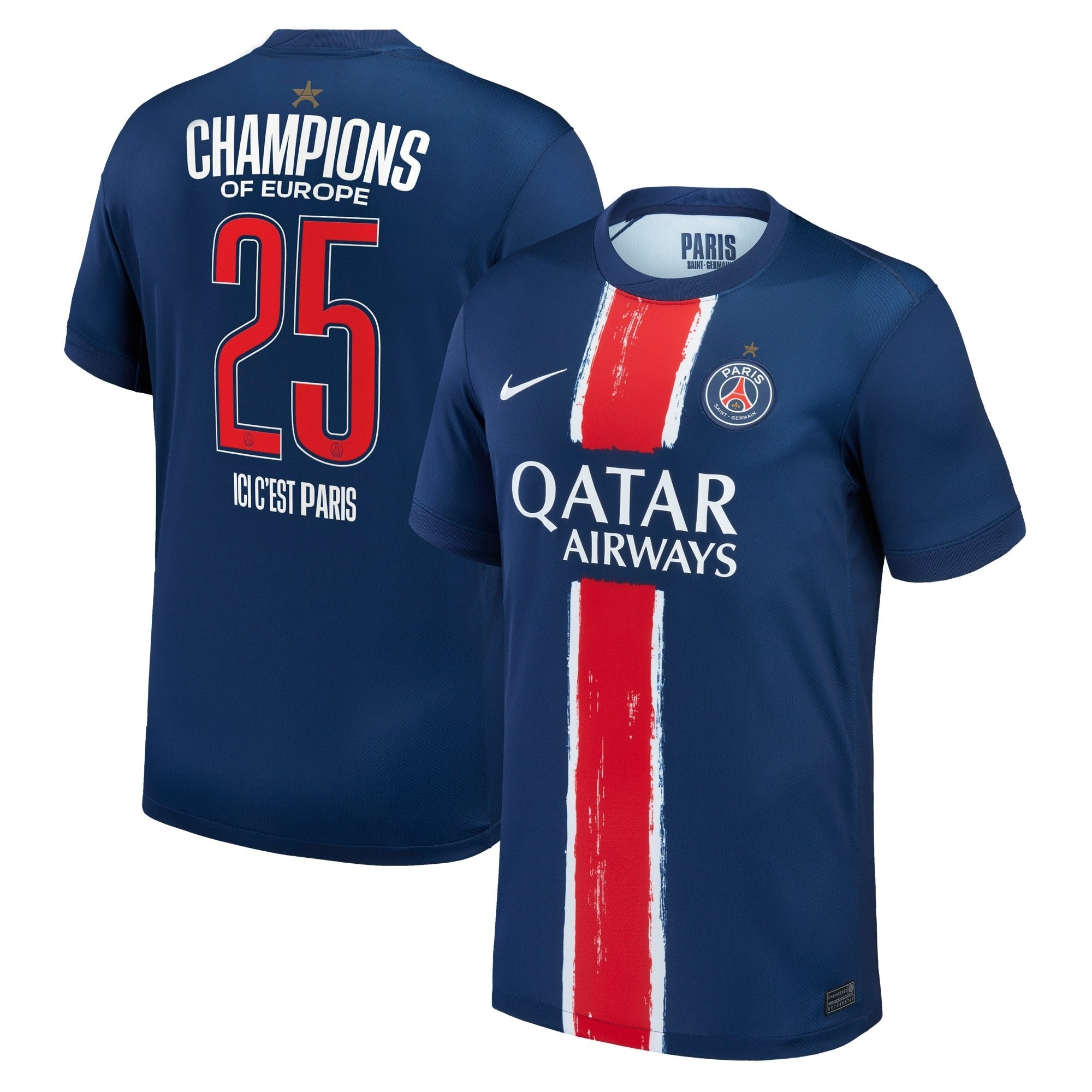 Maillot PSG Collector Domicile - Champions of Europe 2025 - Homme